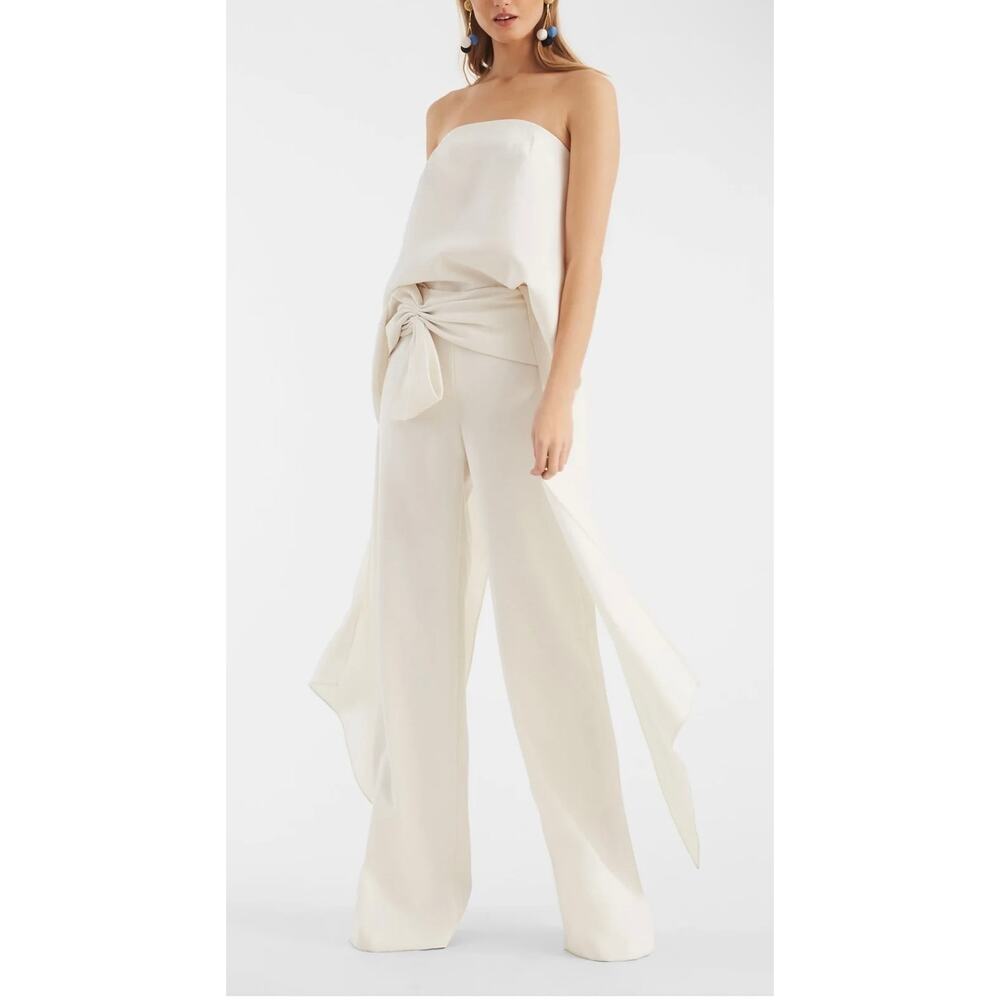 NWT Sachin & Babi White Strapless Haven High Low Top Size 6